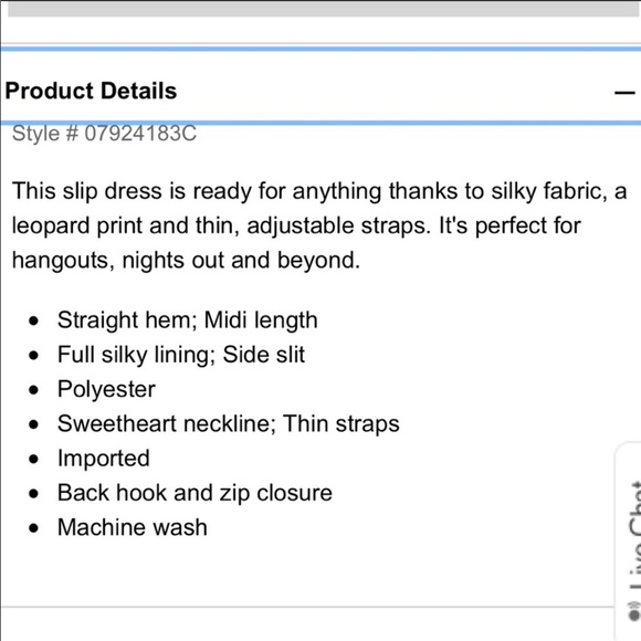 Leopard print slip dress with adjustable straps - Picture 5 of 5